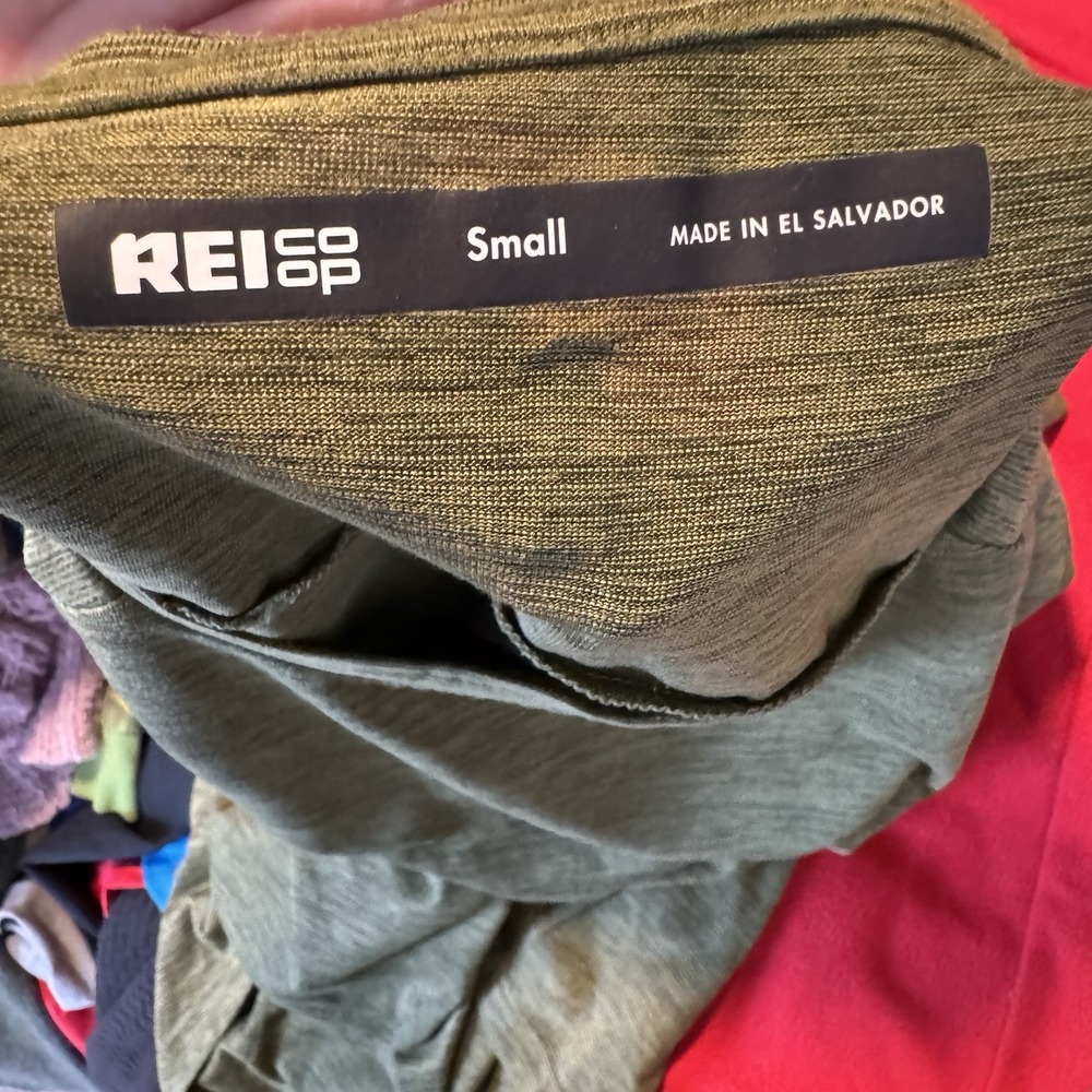 REI Co-op Active Pursuits T-Shirt Men's Small Short Sleeve Outdoor Green - Picture 7 of 13